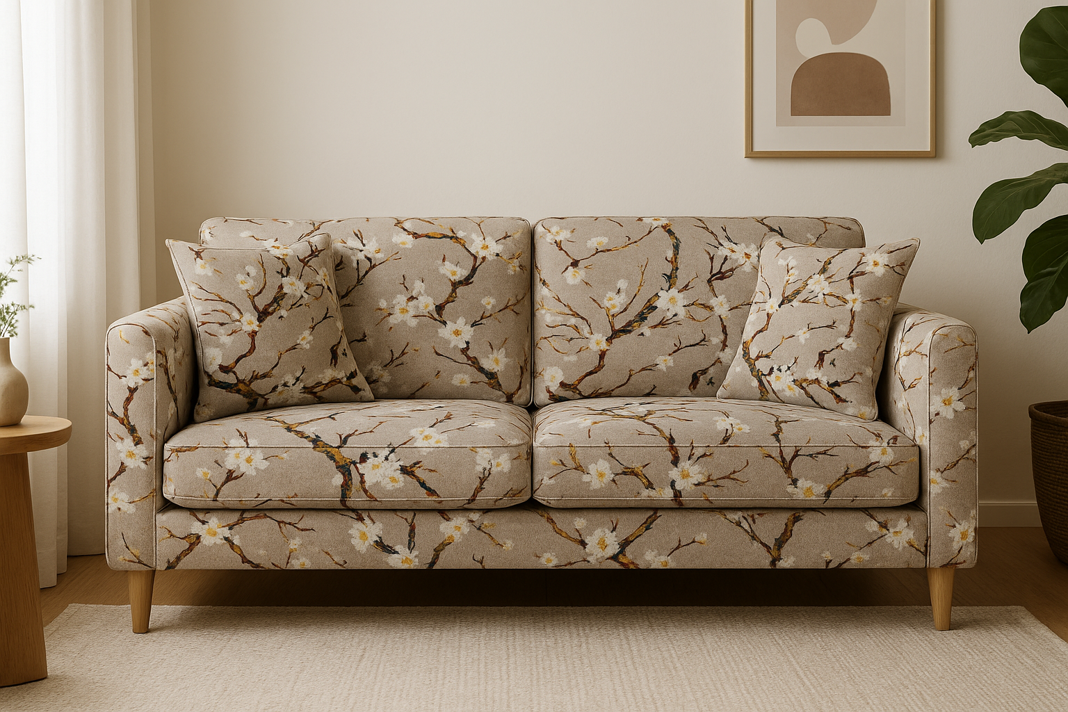 Loneta Estampada Sakura Ancho 2.80