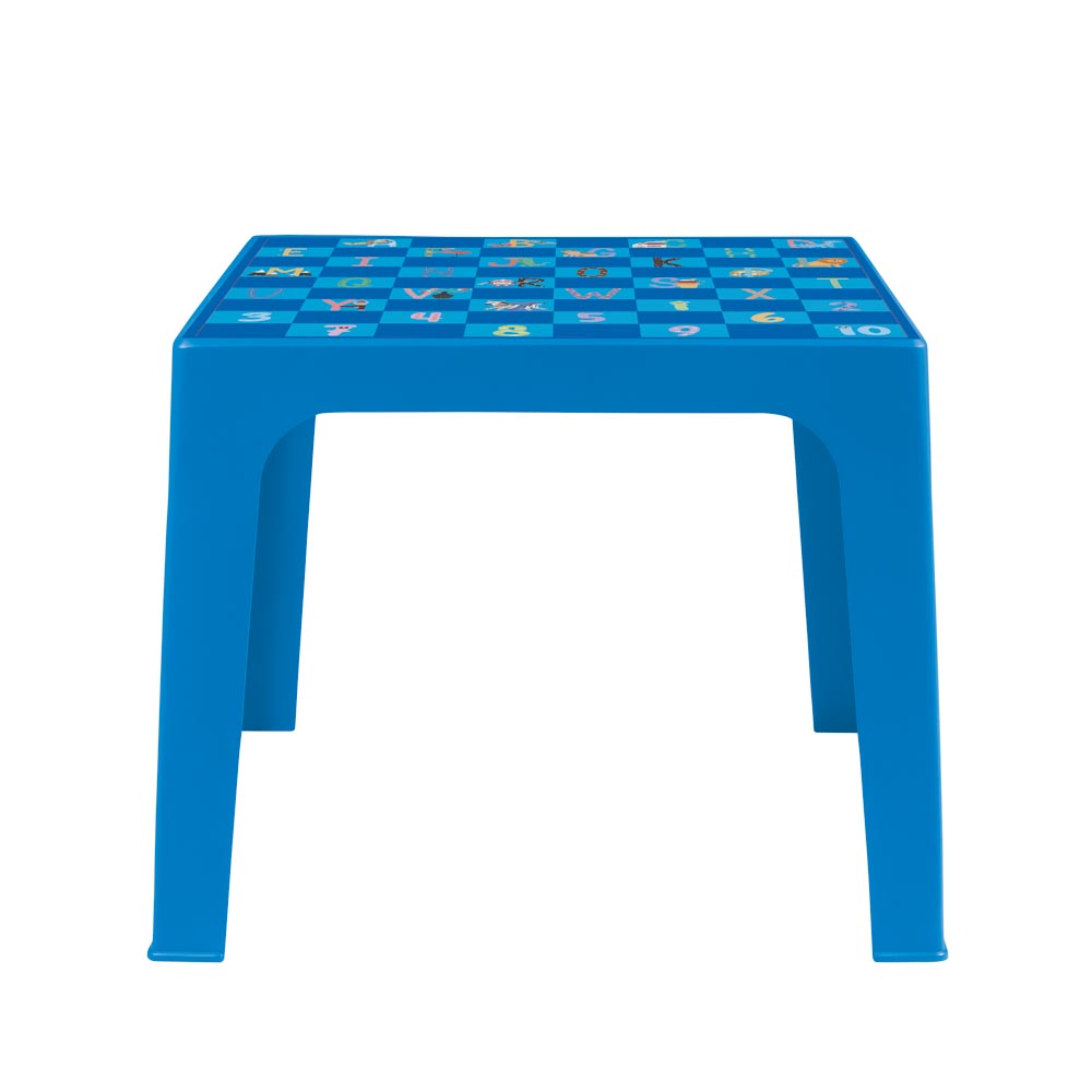 Mesa Kids Abecedario Mor Azul