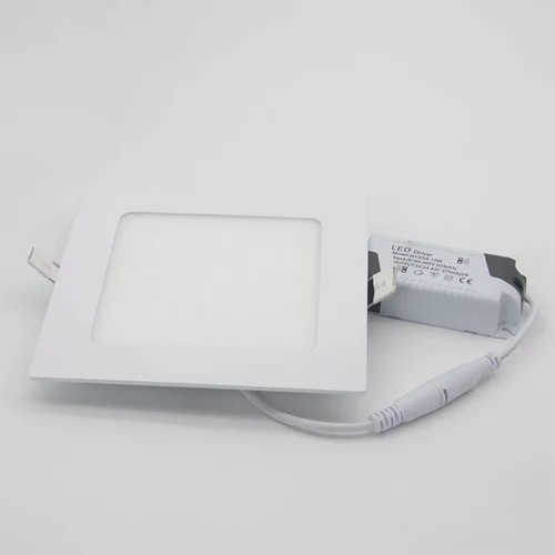 Plafón Cuadrado Sin Marco 12W 4000K Luz Media