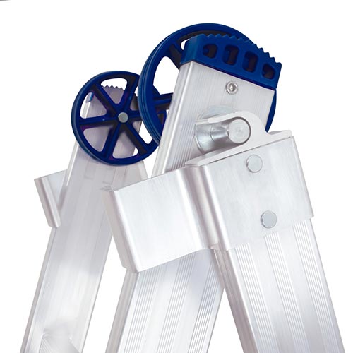 Escaleras Extensibles 2x15 Escalones Aluminio Mor