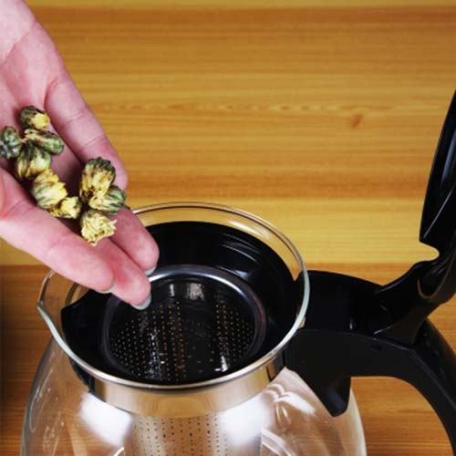 Tetera De Vidrio Con Difusor 1.5Lt