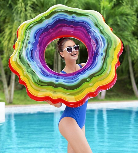 Aro Inflable Arcoíris +12 Bestway