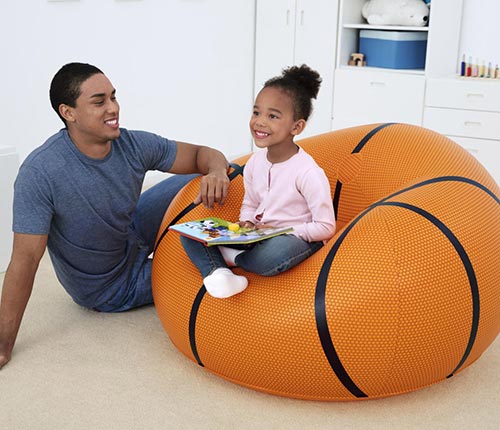 Puff Inflable Pelota De Basket +6 Bestway 75103