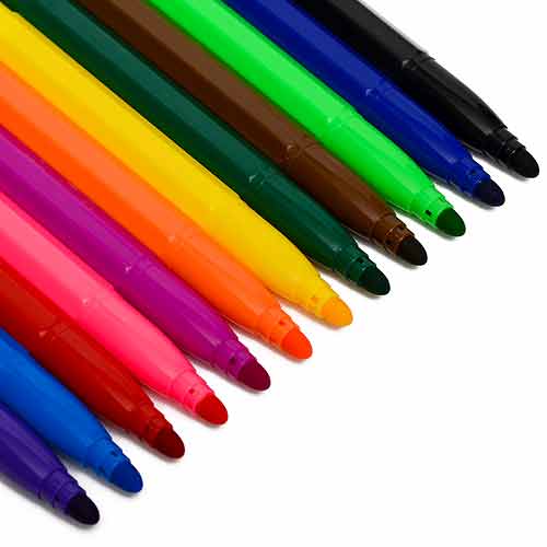 Marcadores Gruesos 12 Unidades