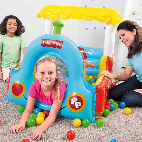 Tren Inflable Con Pelotas +2 Fisher Price 93537
