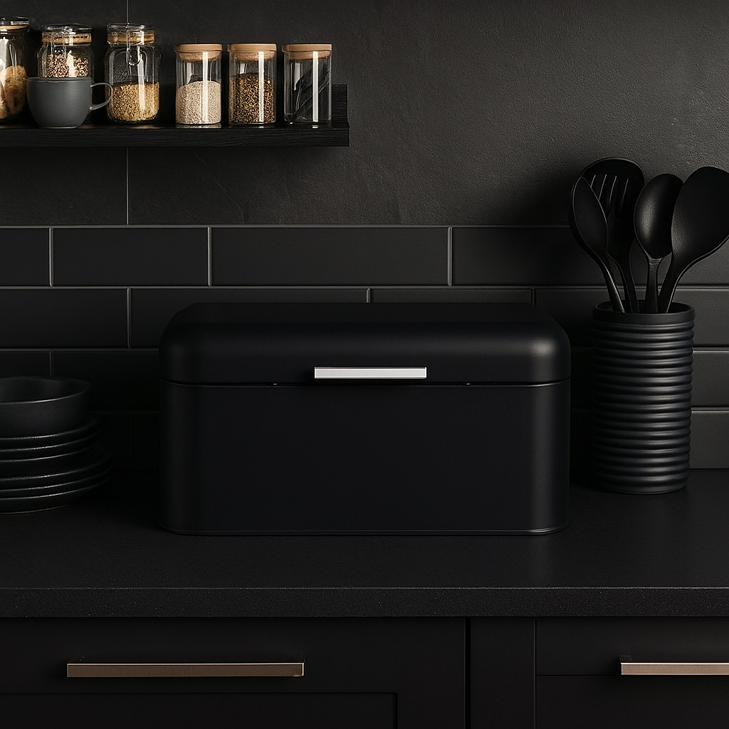 Panera Metálica Color Negro