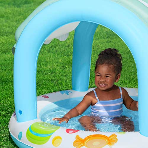 Piscina Infantil Con Toldo Sweet Shoppe +2 Bestway