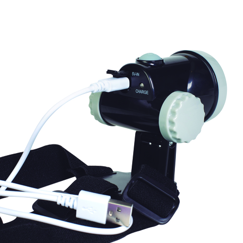 Linterna Minera Recargable USB Mor 9188